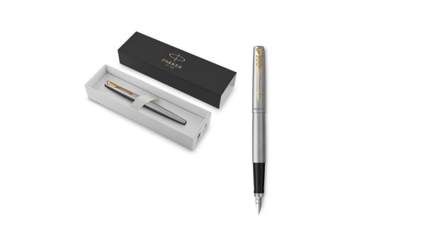 Parker Jotter Stainless Steel GT, M,  plnicí pero