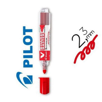 Popisovač Pilot V-Board Master, 2.3mm, červená.