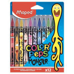 Popisovač fixy Maped, Monster, 12ks