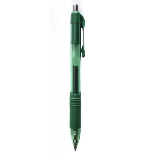 Gelové pero, 0.5mm, barva zelená.