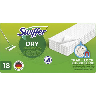 Swiffer Sweeper utěrky na podlahu suché, 18ks