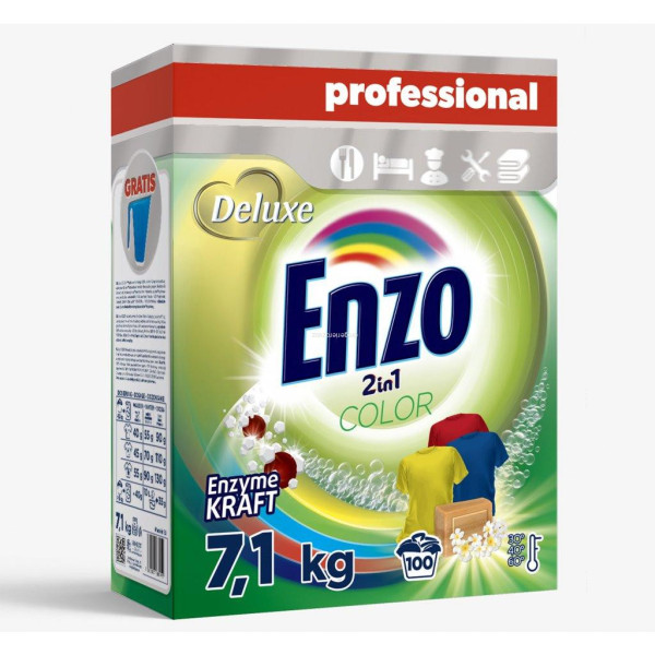 Enzo prací prášek, color, 7,1 kg/100 dávek