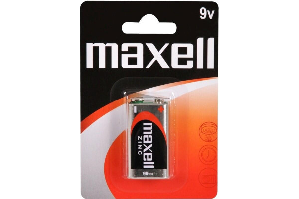 Baterie 9V, Maxell, 1ks