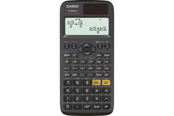 Kalkulačka Casio FX 85 CE X, vědecká, černo-šedá