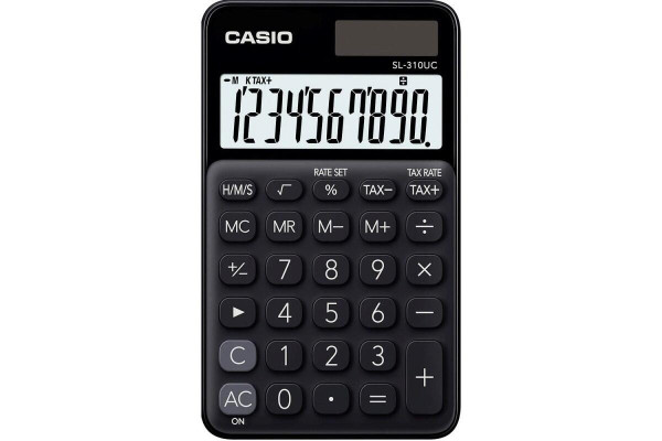 Kalkulačka Casio SL-310 UC BK, 10 míst, černá