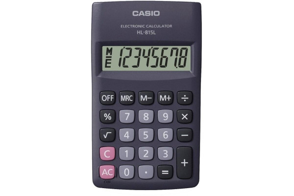 Kalkulačka Casio HL-815 L, 8 míst, černá