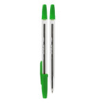 Pero kuličkové, jednorázové, barva zelená.